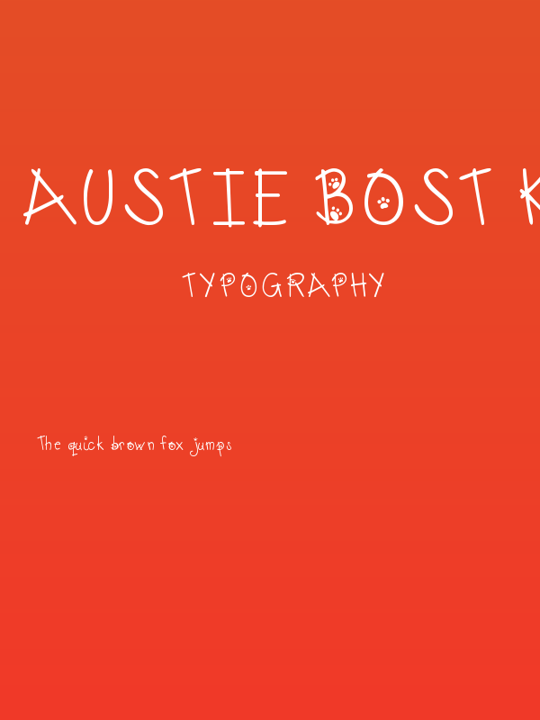 Austie Bost Kitten Klub Poster