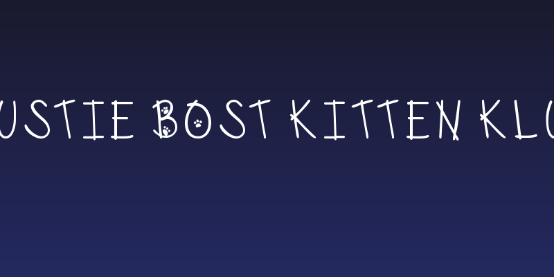 Austie Bost Kitten Klub Social Header