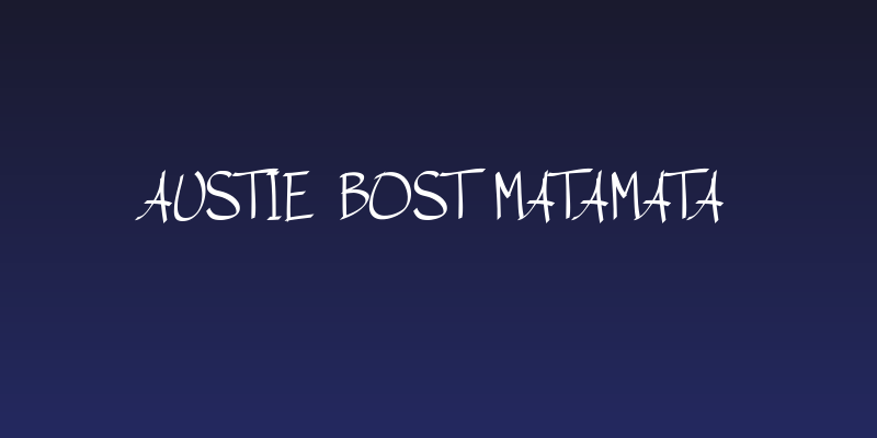 Austie Bost Matamata Social Header