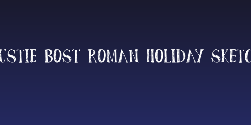 Austie Bost Roman Holiday Sketch Social Header