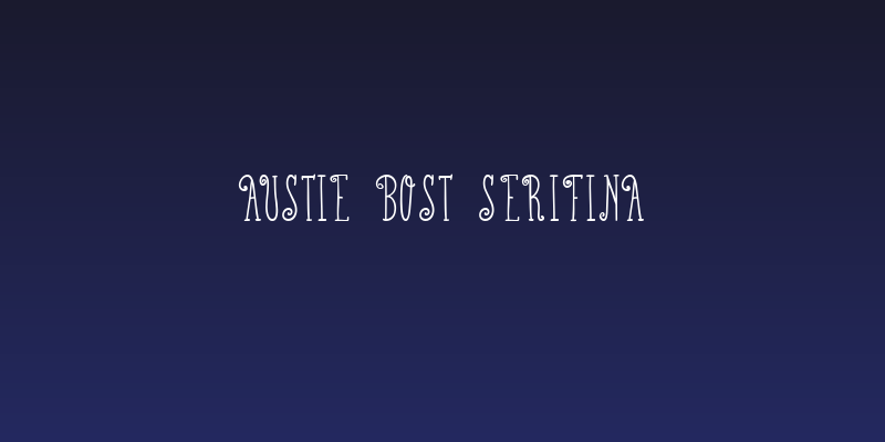Austie Bost Serifina Social Header