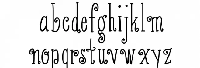 Austie Bost Serifina Caratteri MINUSCOLO