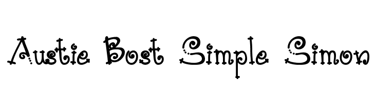 Austie Bost Simple Simon Font