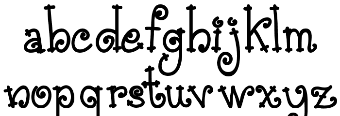 Austie Bost Simple Simon Font LOWERCASE