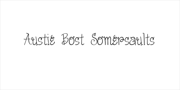 Austie Bost Somersaults Logo
