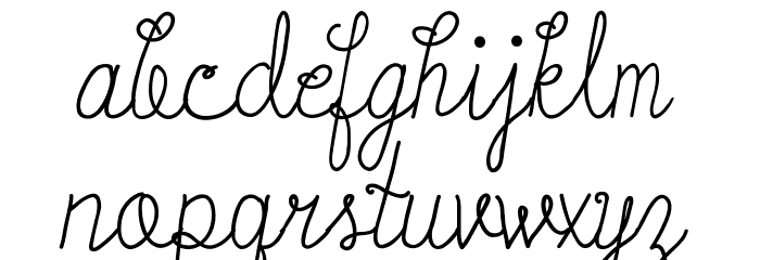 Austie Bost Starlit Beach Font LOWERCASE