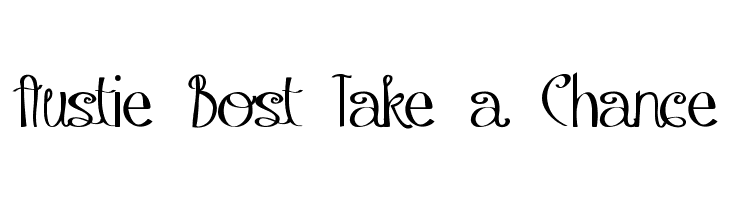 Austie Bost Take a Chance  Frei Schriftart Herunterladen
