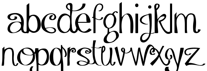 Austie Bost Take a Chance Font LOWERCASE