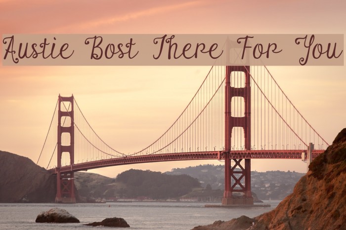 Austie Bost There For You Example 1