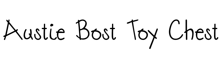 Austie Bost Toy Chest Font
