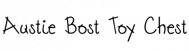 Austie Bost Toy Chest  Скачать бесплатные шрифты