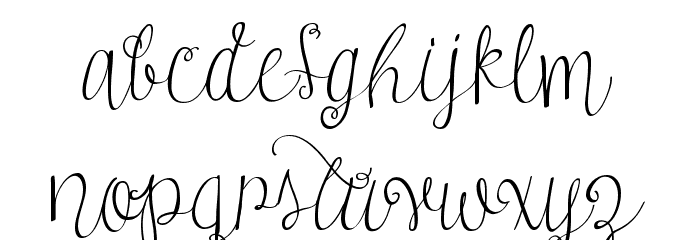 Austie Bost Versailles Font LOWERCASE
