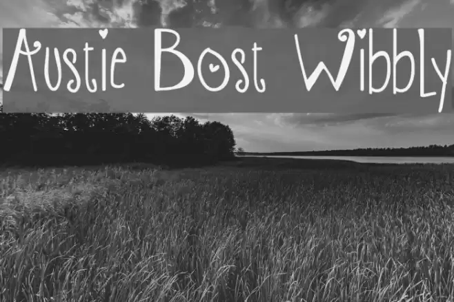 Austie Bost Wibbly Font examples