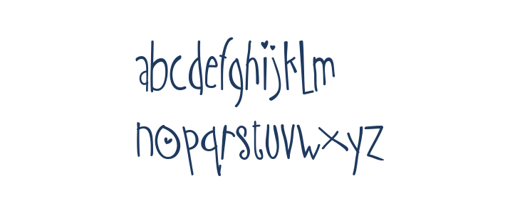 Austie Bost Wibbly Lowercase