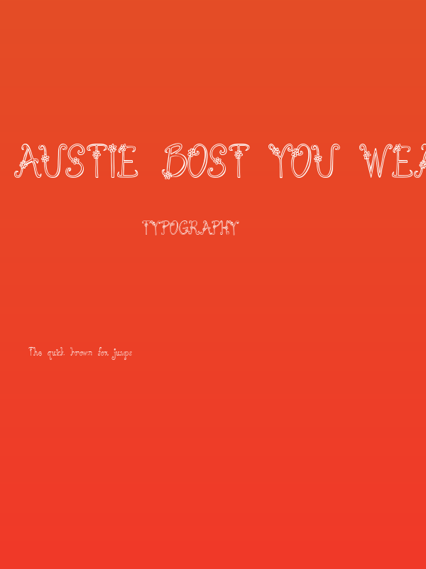 Austie Bost You Wear Flowers Hollow Poster