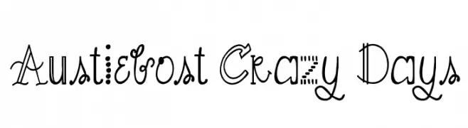 Austiebost Crazy Days  Fuentes Gratis Descargar