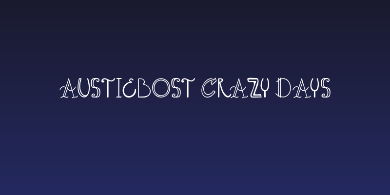 Austiebost Crazy Days Social Header
