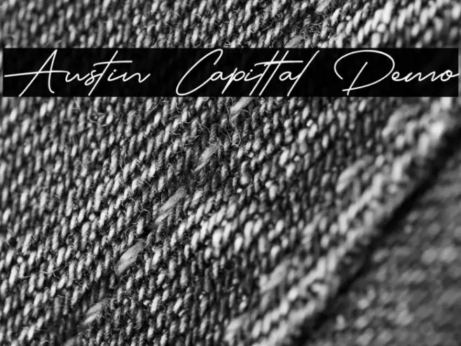 Austin Capittal Demo Font examples