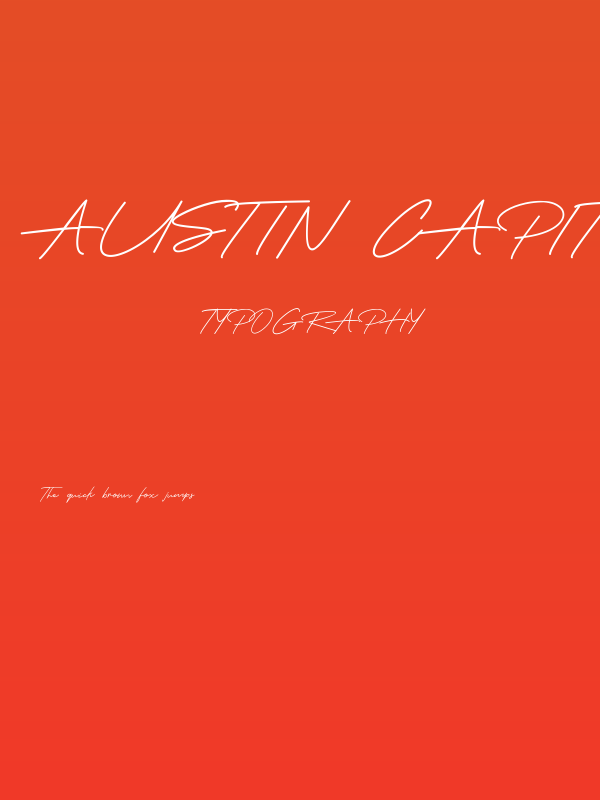 Austin Capittal Demo Poster