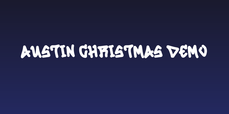 Austin Christmas Demo Social Header