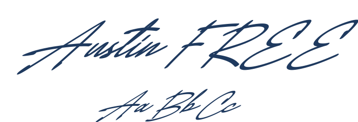 Austin FREE Font Preview