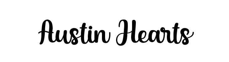 Austin Hearts  नि: शुल्क फ़ॉन्ट्स डाउनलोड