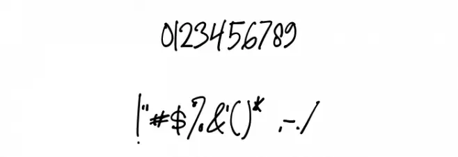 Austin Regular Font OTHER CHARS