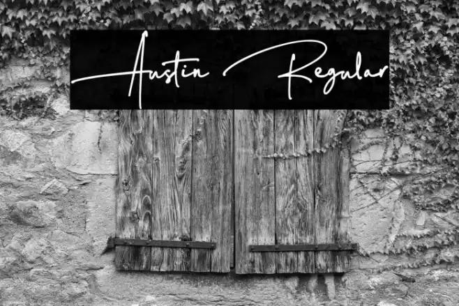 Austin Regular Font examples