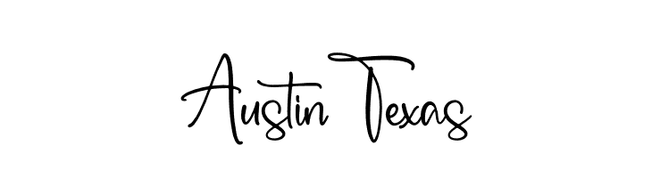 Austin Texas  Frei Schriftart Herunterladen