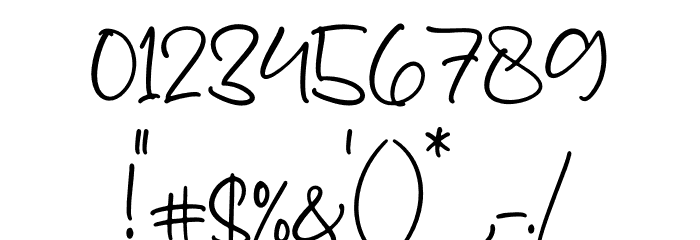Austin Texas Font OTHER CHARS