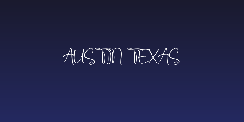 Austin Texas Social Header