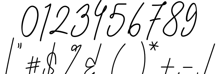 Austin Worth Font OTHER CHARS