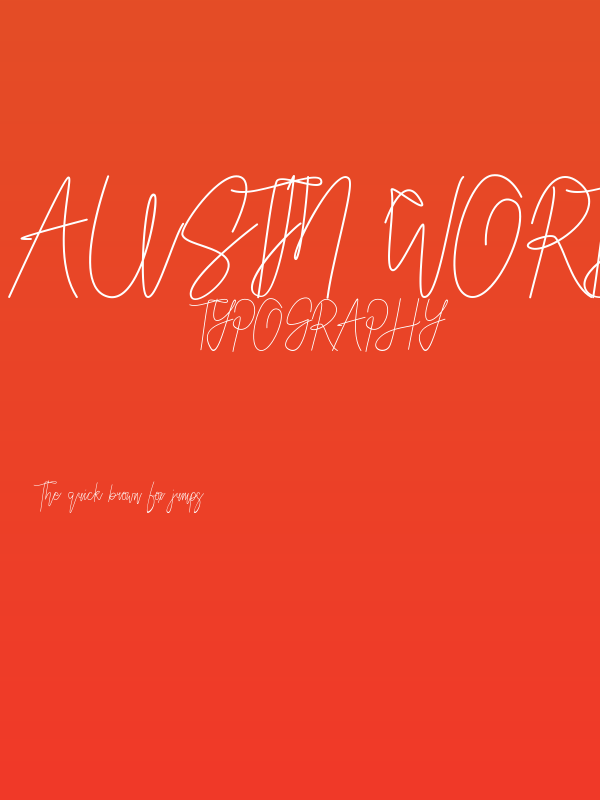 Austin Worth Poster