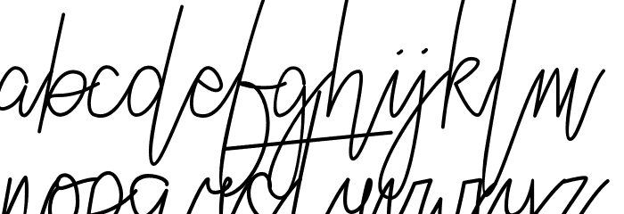 Austin Worth Font LOWERCASE