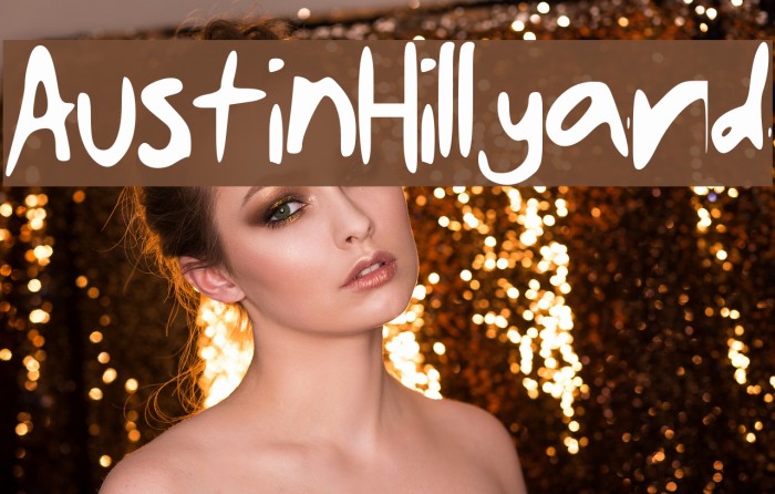 AustinHillyard Font examples