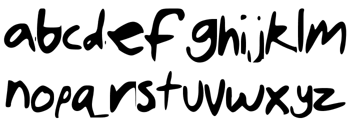AustinHillyard Font LOWERCASE