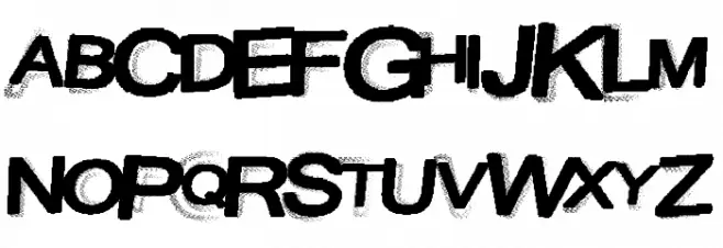 AustinLights フォント 大文字