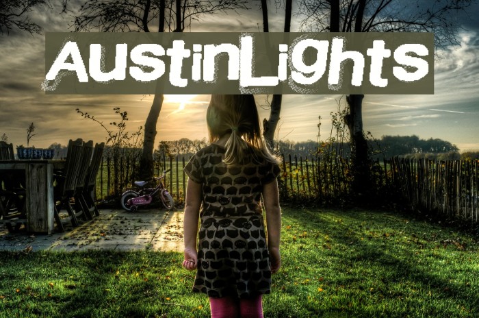 AustinLights Font examples