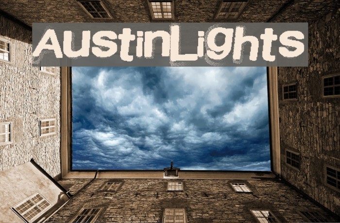 AustinLights Font examples