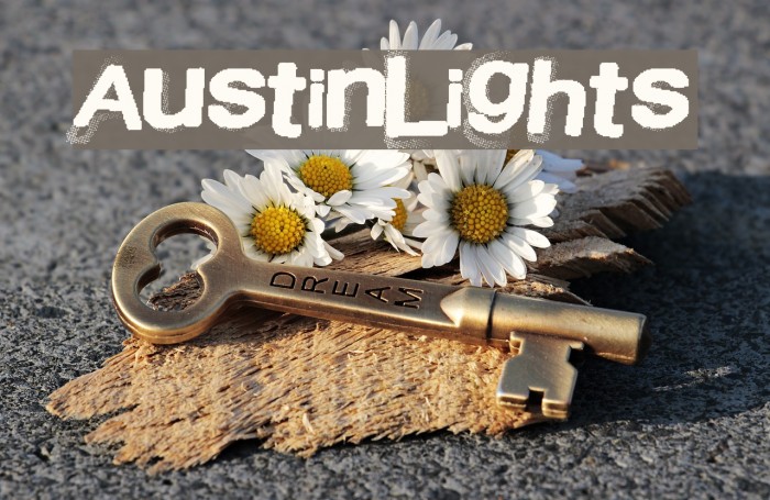 AustinLights Font examples