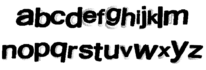 AustinLights Font LOWERCASE