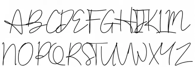 AustinPen Шрифта ВЕРХНИЙ