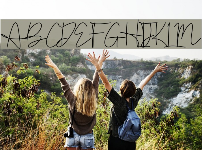 AustinPen Font examples