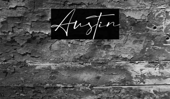 Austin Font examples