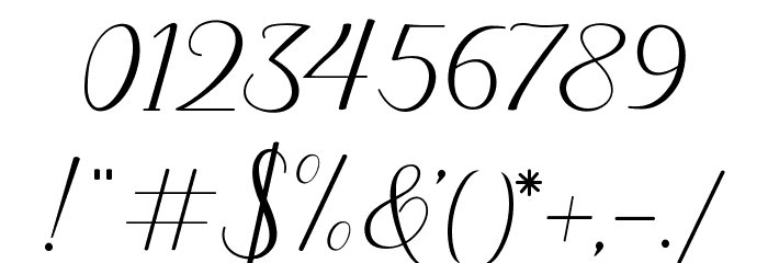 Austina Font OTHER CHARS
