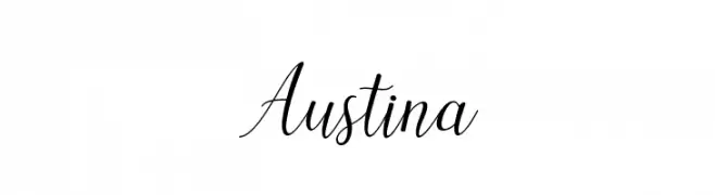 Austina  免费字体下载