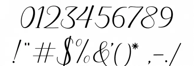 Austina Font OTHER CHARS