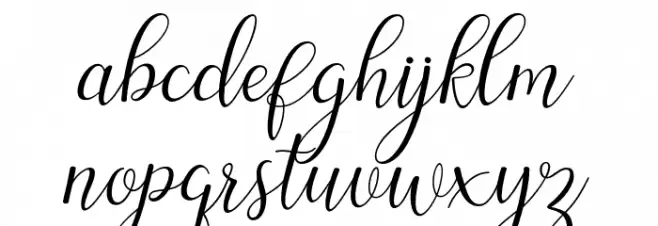 Austina 字体 小写