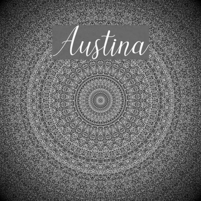 Austina Font examples