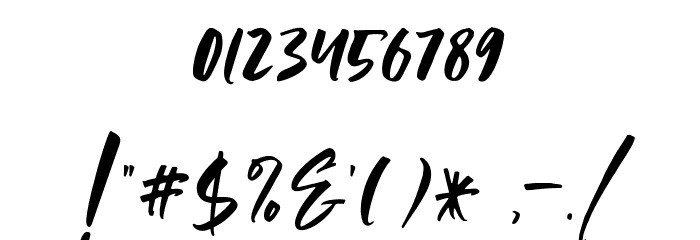Austine Demo Font OTHER CHARS